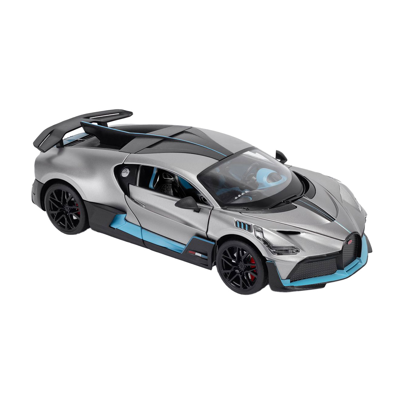 Автомодель TechnoDrive Bugatti Divo, сіра, 1:18, від 3 років, 12*25*6 см (250940BDGY)